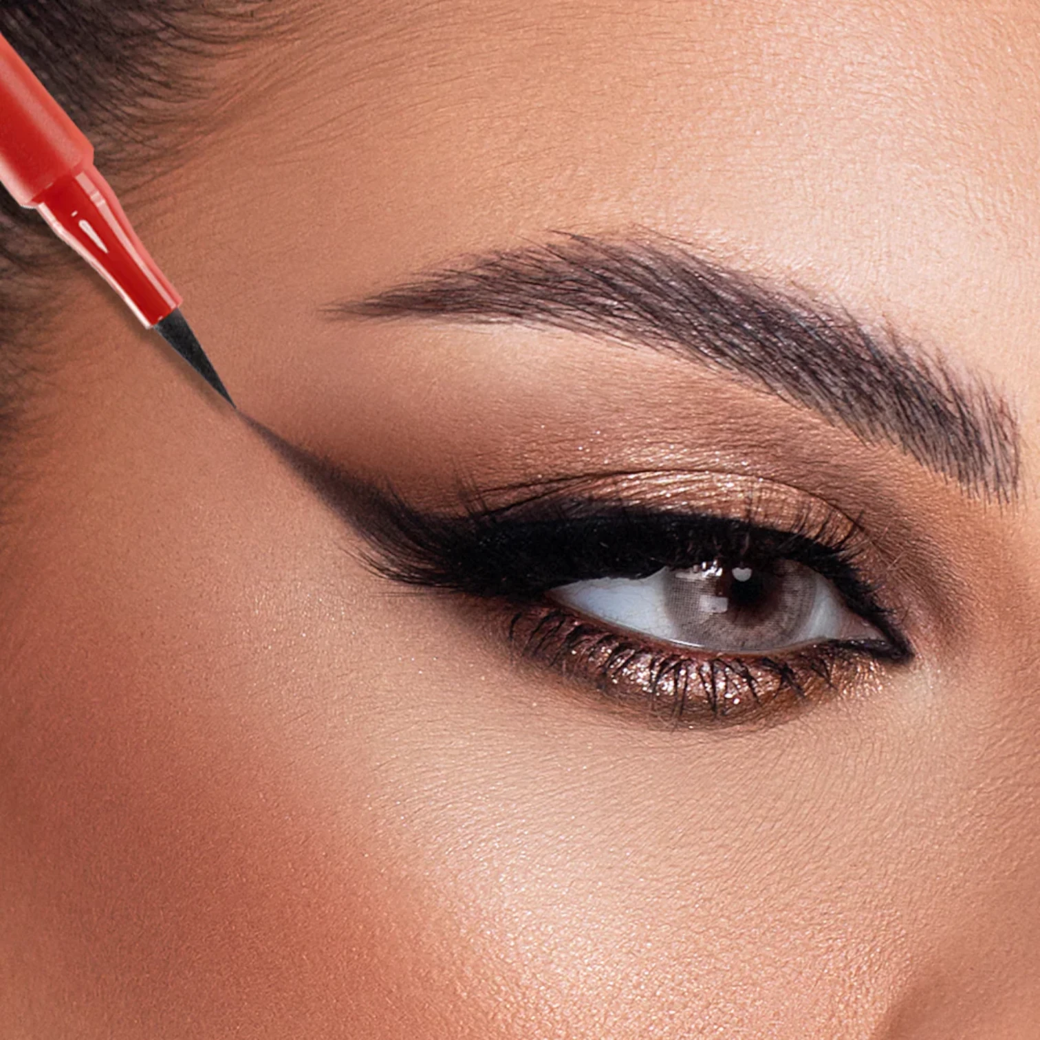 Forever52 Super Stay Eyeliner – GW001 Black | Made in Germany | Waterproof, Smudge-Proof, Long-Lasting Precision Liner (1.2ml) - Damoo