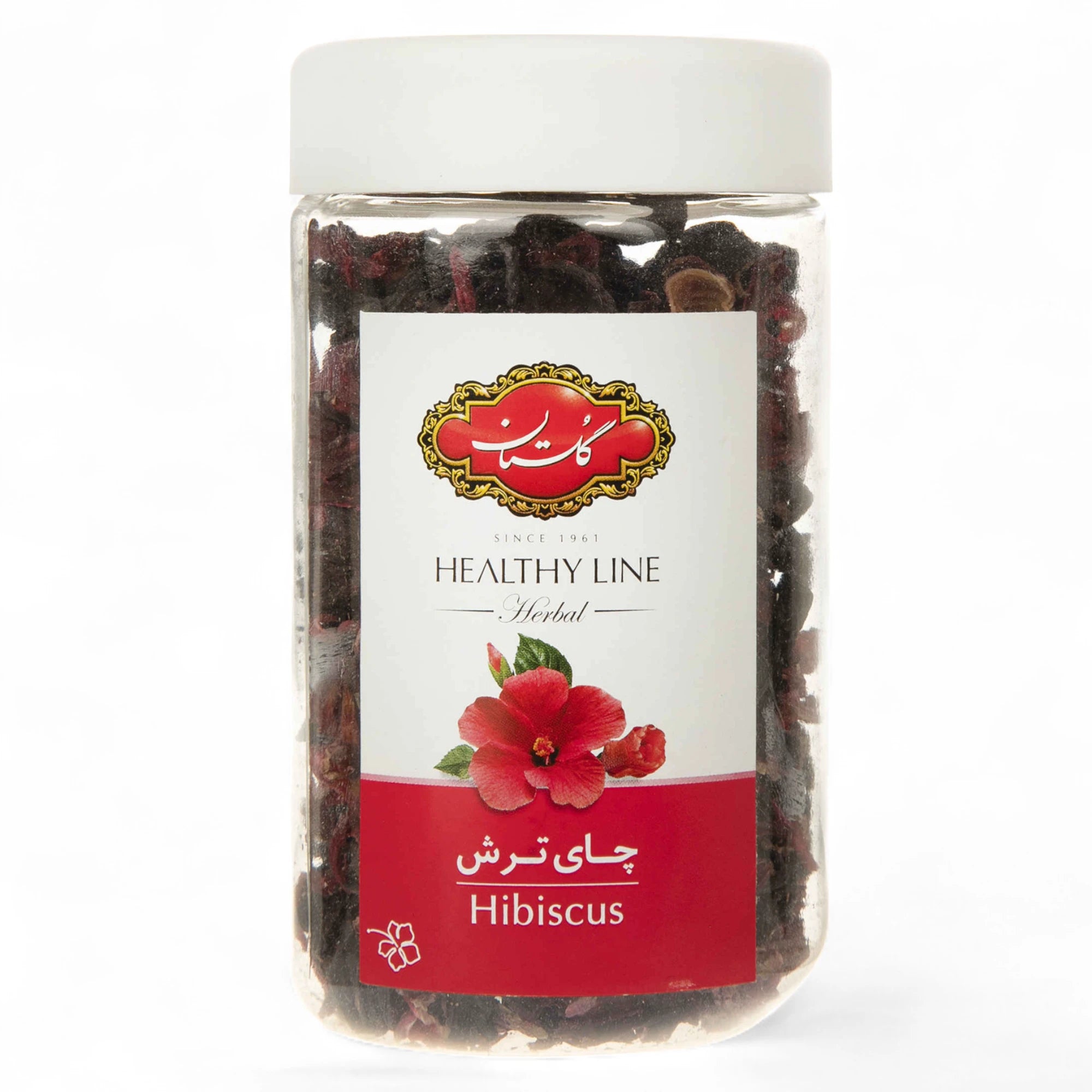 Golestan Healthy Line Hibiscus Flower Tea 45g – 100% Natural Herbal Tea | Rich in Antioxidants | Caffeine-Free | Refreshing & Tart Flavor - Damoo