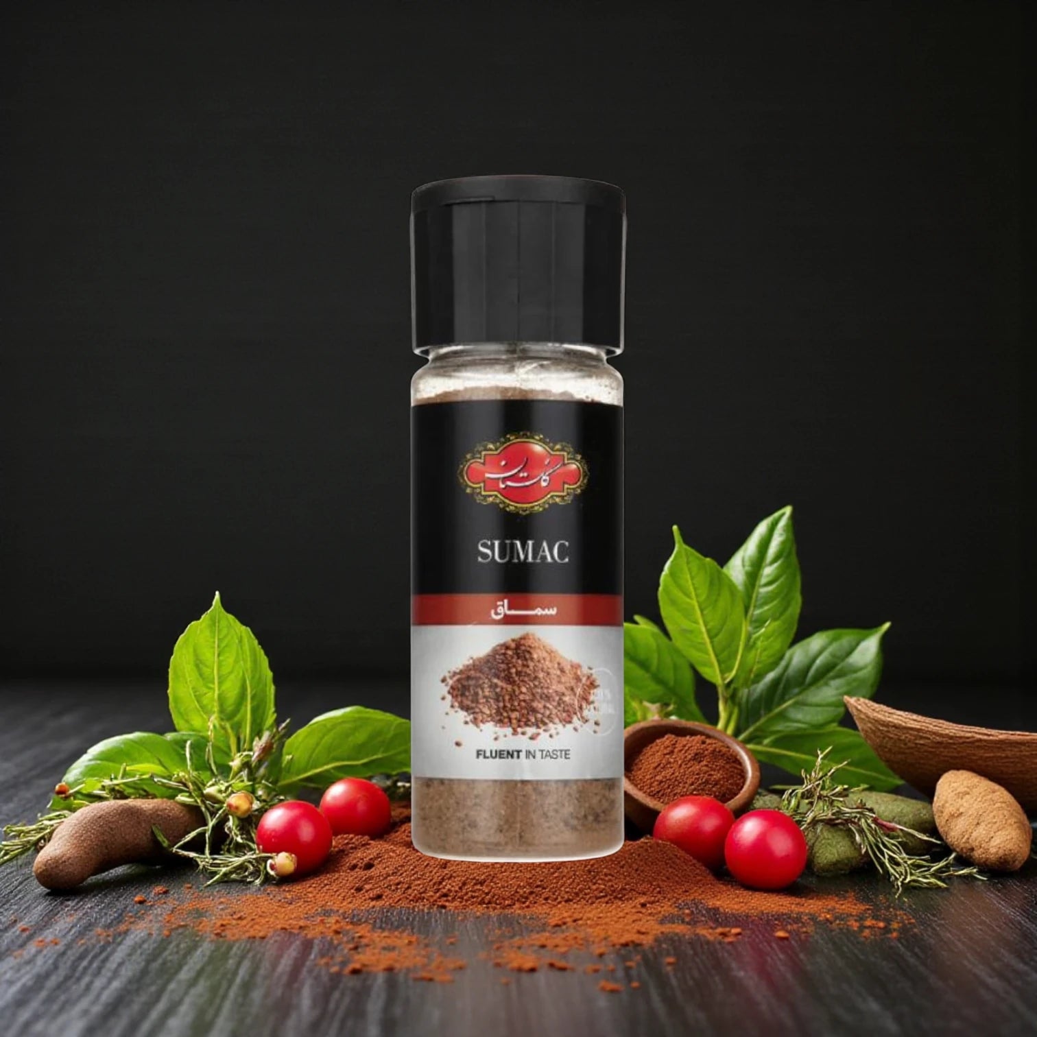 Golestan Sumac Powder – Premium Grade 1 Persian Spice | Tangy & Citrusy Flavor | Rich in Vitamin C & Omega-3 | 100% Natural & Preservative-Free - Damoo