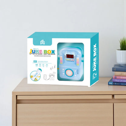 MK Kids Karaoke Juke Box | 3-in-1 Music Player, Coin-Operated Singing Machine, MP3 Mobile Speaker, Flashing Lights Toy for Children - Damoo