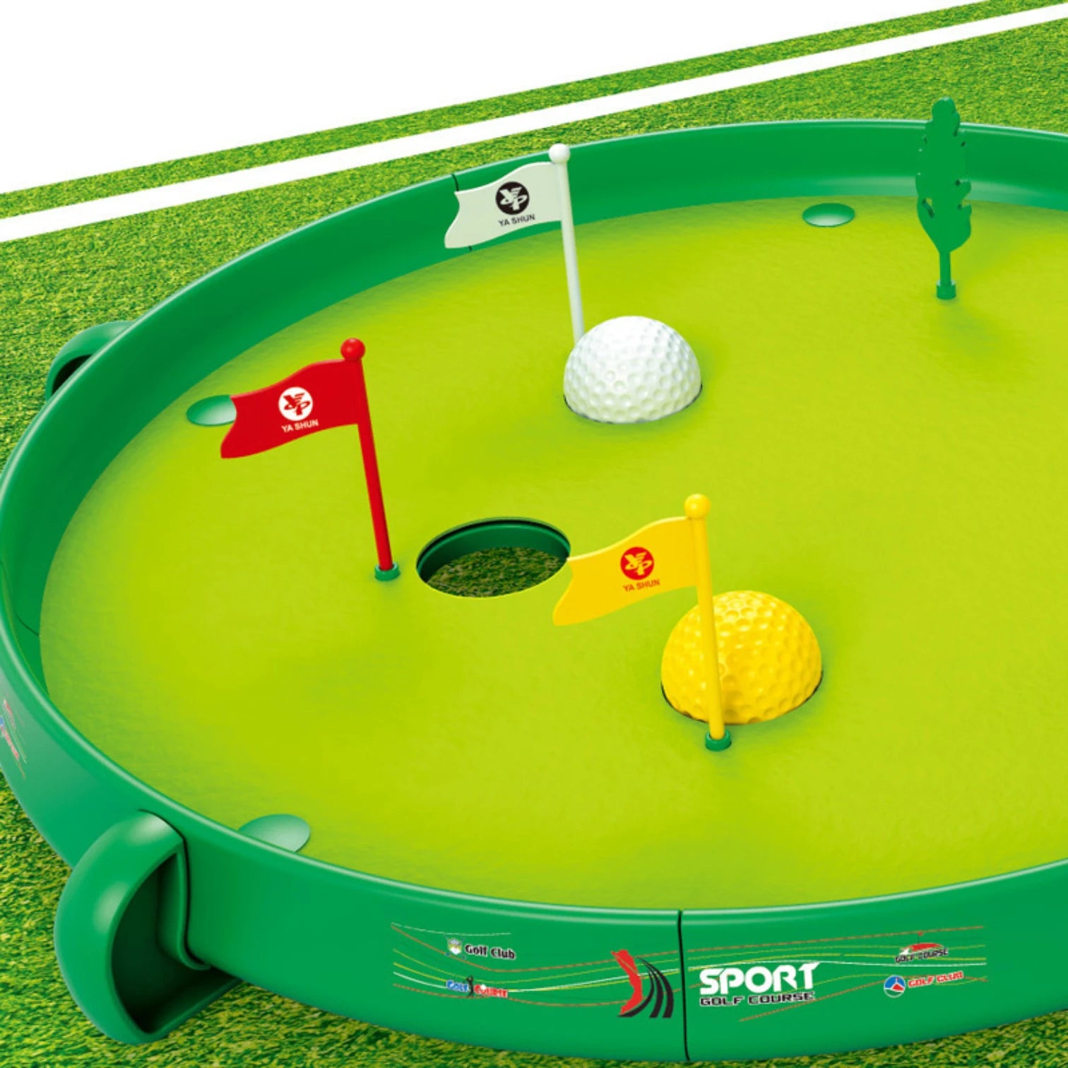 Kids Golf Course Toy Set with Light & Music – Battery Operated Indoor & Outdoor Golf Game with Clubs, Balls, Mat, and Accessories | Educational Sports Toy for Toddlers 3+
