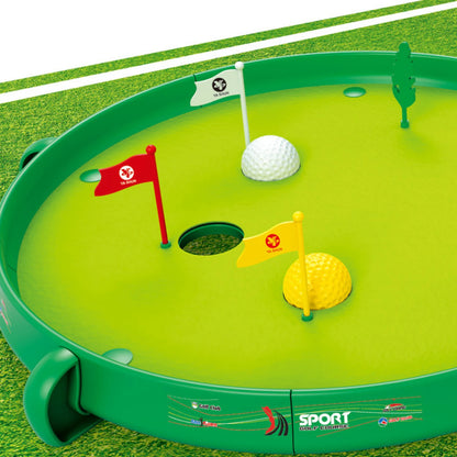 Kids Golf Course Toy Set with Light & Music – Battery Operated Indoor & Outdoor Golf Game with Clubs, Balls, Mat, and Accessories | Educational Sports Toy for Toddlers 3+