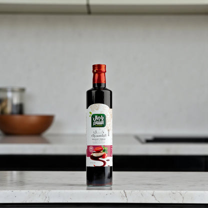Yamal Alsham Balsamic Vinegar – 500ml Glass Bottle – Premium Grape Balsamic for Cooking, Salads & Gourmet Flavor - Damoo