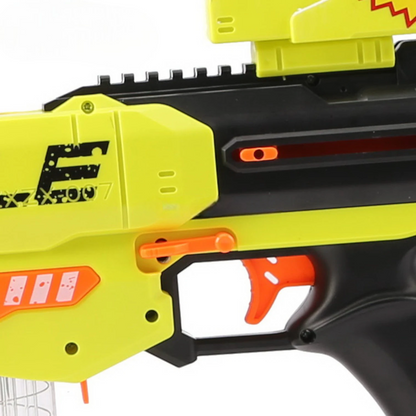 Eagle Agent Precision Assault Blaster – 12 Soft Ball Rounds, Mechanical Spring-Action Toy Rifle with Scope & Bipod, Kids Nerf Rival Style Gun - 6+ Years