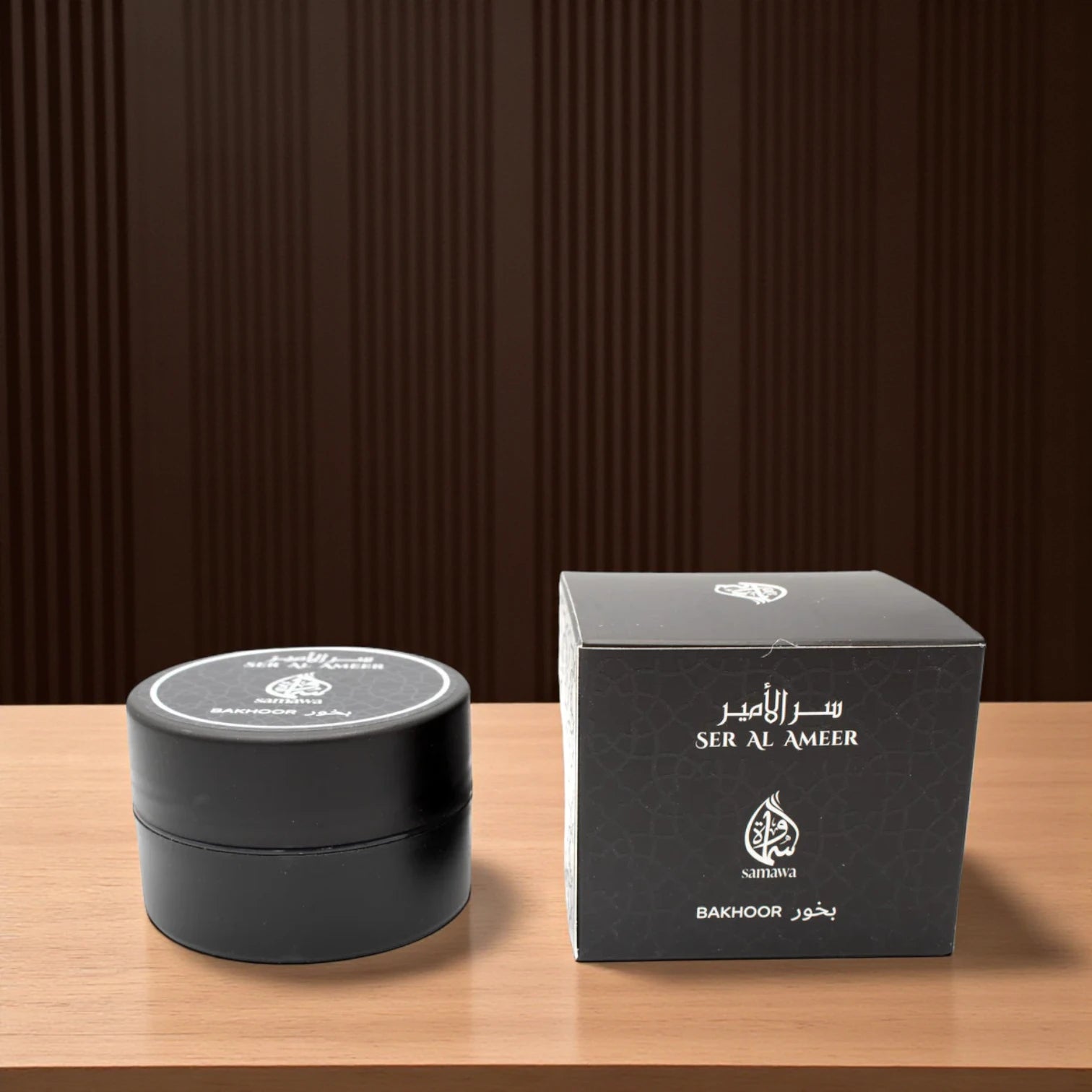 Samawa Bakhoor Ser Al Ameer – Luxury Arabic Bakhoor Incense, 40g | Musk, Amber & Cedar Notes - Damoo