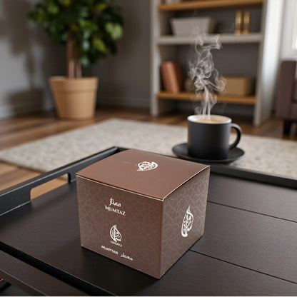 Samawa Muattar Mumtaz Premium Bakhoor – 40g Oud, Musk & Cardamom Incense Blend for Home & Ritual Use | Elegant Arabic Fragrance - Damoo