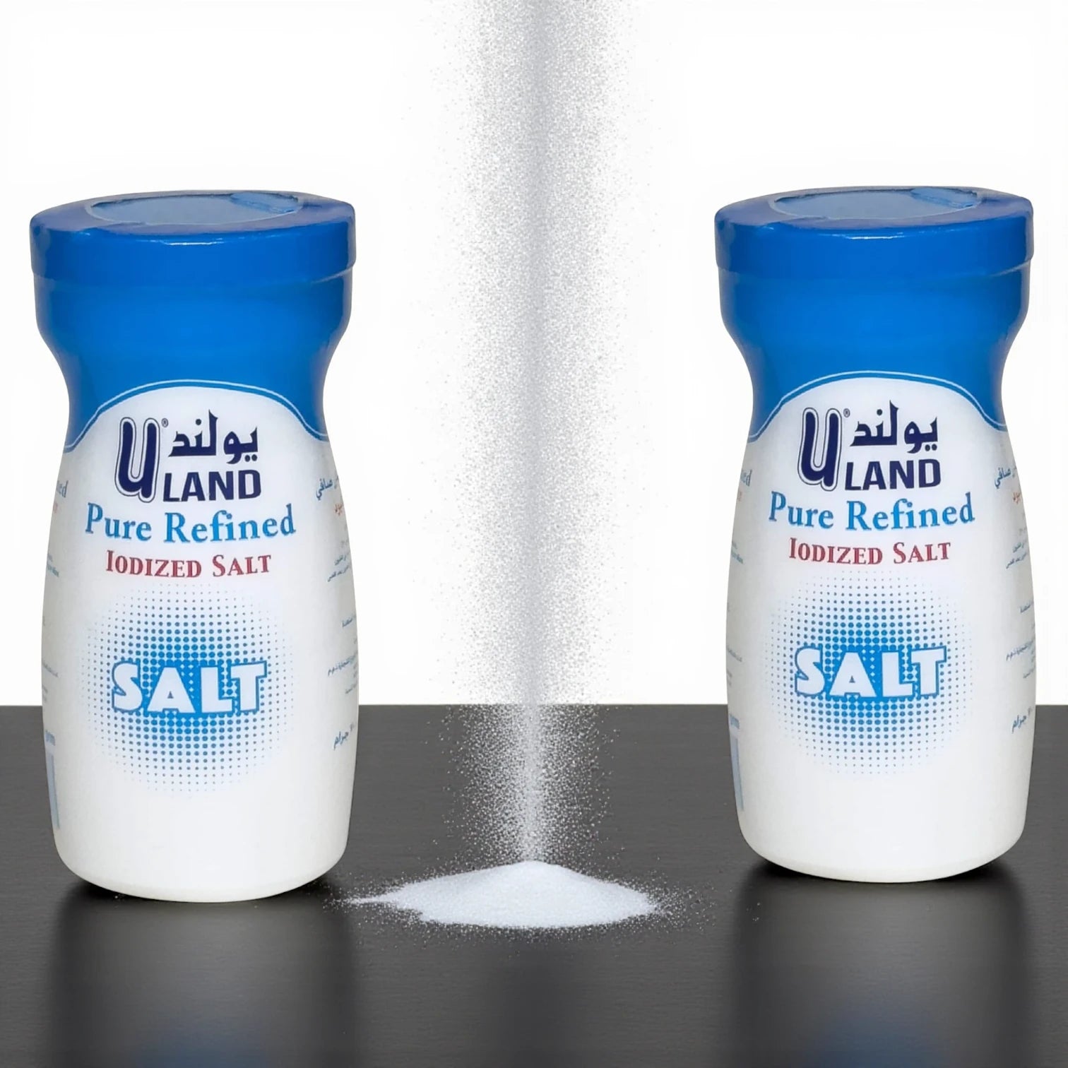 ULAND Pure Refined Iodized Salt 700g Pack of 2 – Fine Texture, Versatile Culinary Essential for Everyday Cooking & Seasoning - Damoo