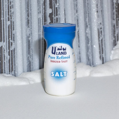 ULAND Pure Refined Iodized Salt 700g Pack of 2 – Fine Texture, Versatile Culinary Essential for Everyday Cooking & Seasoning - Damoo