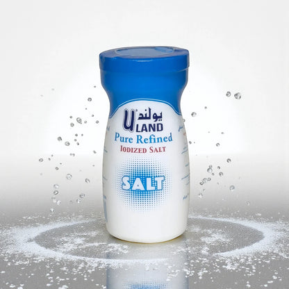 ULAND Pure Refined Iodized Salt 700g Pack of 2 – Fine Texture, Versatile Culinary Essential for Everyday Cooking & Seasoning - Damoo