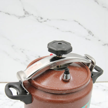 HTH 7L Granite Premium Non-Stick Arabic Pressure Cooker – Large Capacity Commercial Pressure Pot with Safety Lock, Induction Compatible, Fast Cooking, Dishwasher Safe - Damoo