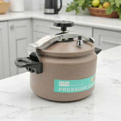 HTH 11L High-Grade Aluminum Pressure Cooker – Durable Non-Stick Cookware for Fast & Healthy Cooking | Large Capacity with Safety Lock - Damoo