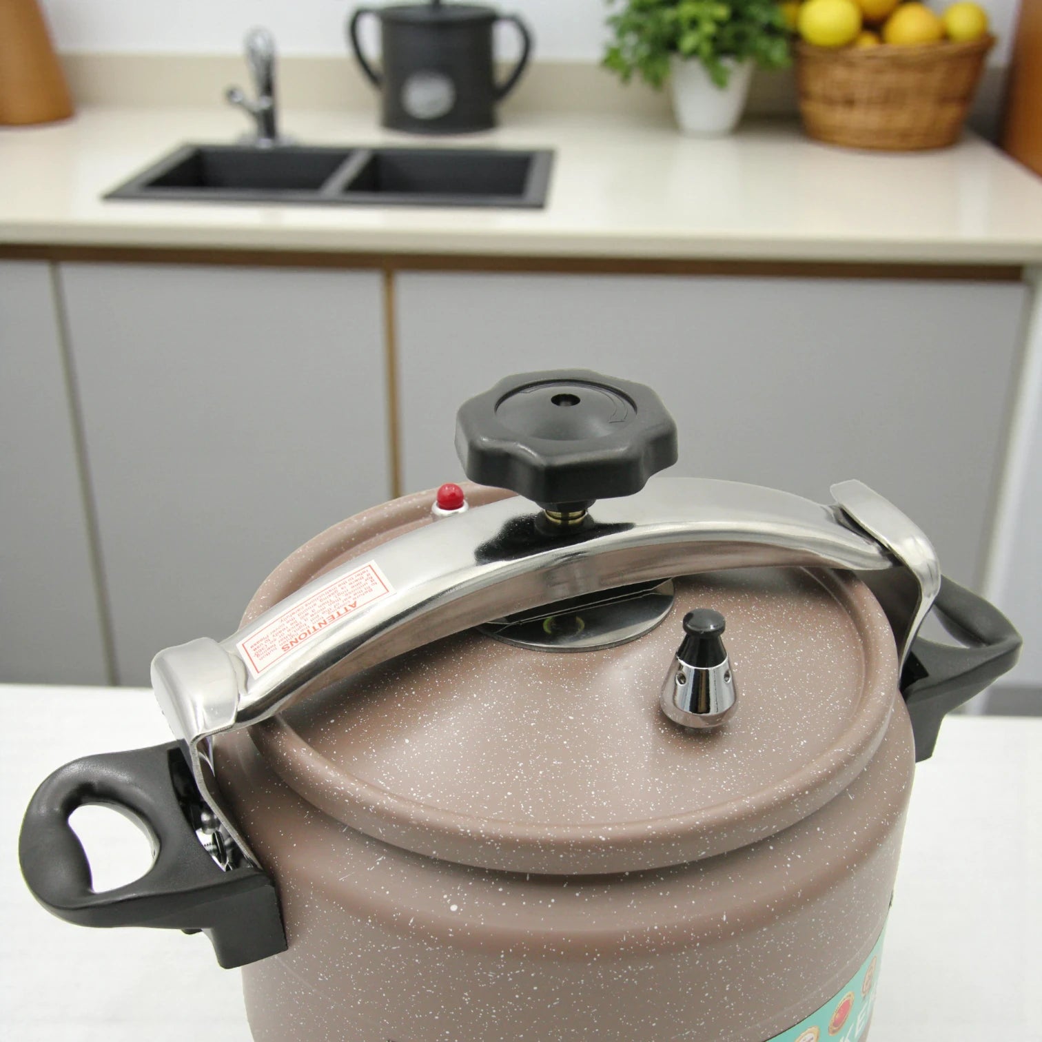 HTH 11L High-Grade Aluminum Pressure Cooker – Durable Non-Stick Cookware for Fast & Healthy Cooking | Large Capacity with Safety Lock - Damoo