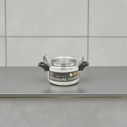 HTH Pressure Cooker – High-Grade Aluminium Alloy, Available in 15 Litres & 3 Litres, Durable Family Size Cooking Pot with Secure Locking Lid, Fast & Efficient Cooking - Damoo