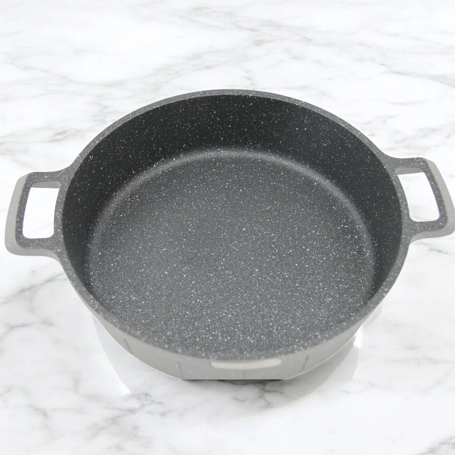 Vogati 10-Piece Die Cast Cookware Set – Granite Marble Coated Non-Stick Casserole Pots with Glass Lids – Heat Resistant, Anti-Scratch, Easy to Clean Cookware Set - Damoo