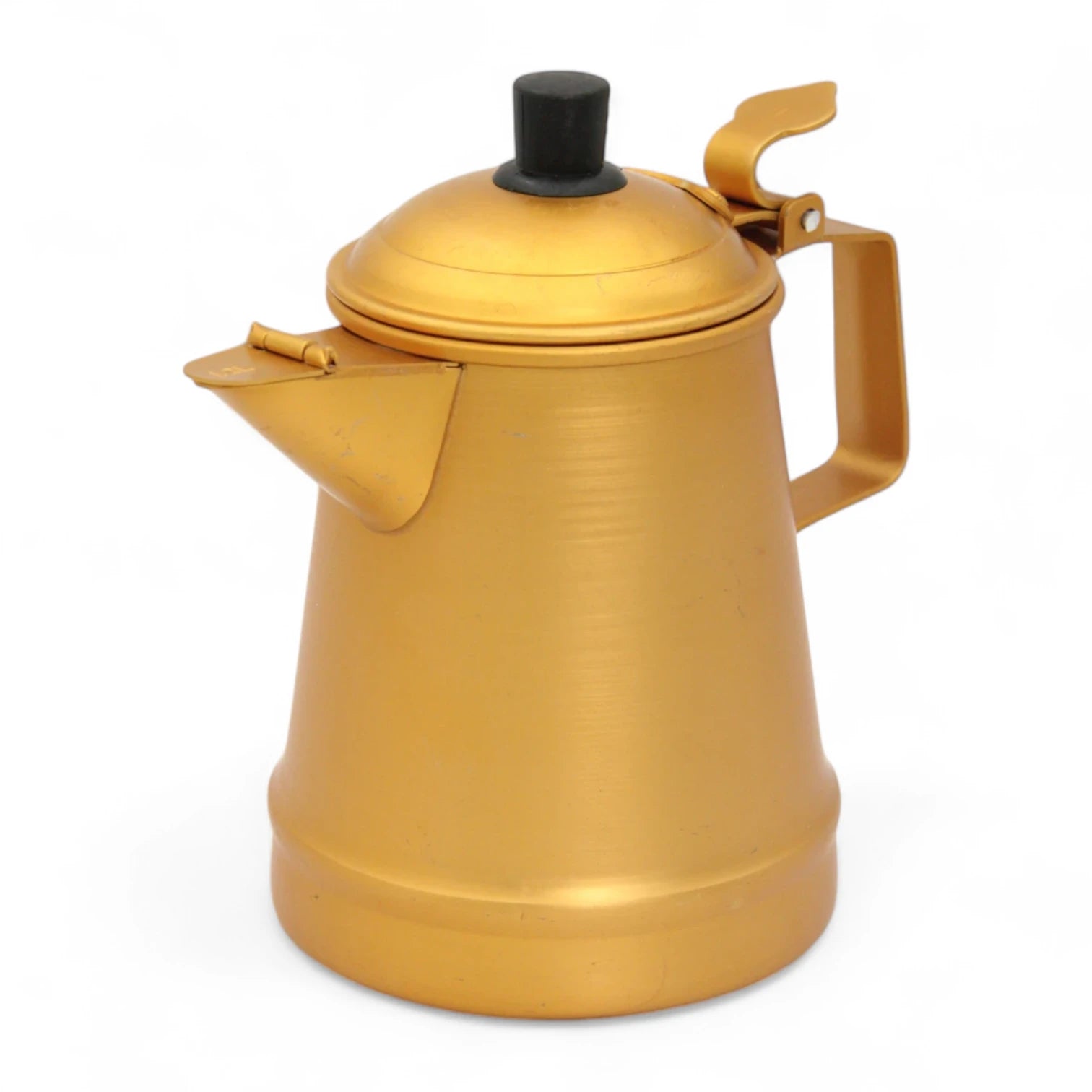 HTH Aluminum Milk Tea Kettle Coffee Pot Large Capacity 1.2L 3L V-Shaped Spout for Camping Home and Coffee Shop Use Durable Lightweight Household Tea and Coffee Kettle - Damoo