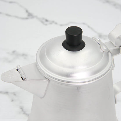 HTH Classic Aluminum Kettle – Lightweight Tea & Coffee Pot with Sturdy Handle, Durable & Easy to Use Kitchen Essential - Damoo