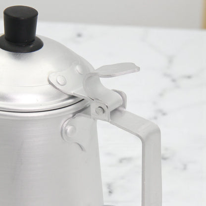 HTH Classic Aluminum Kettle – Lightweight Tea & Coffee Pot with Sturdy Handle, Durable & Easy to Use Kitchen Essential - Damoo