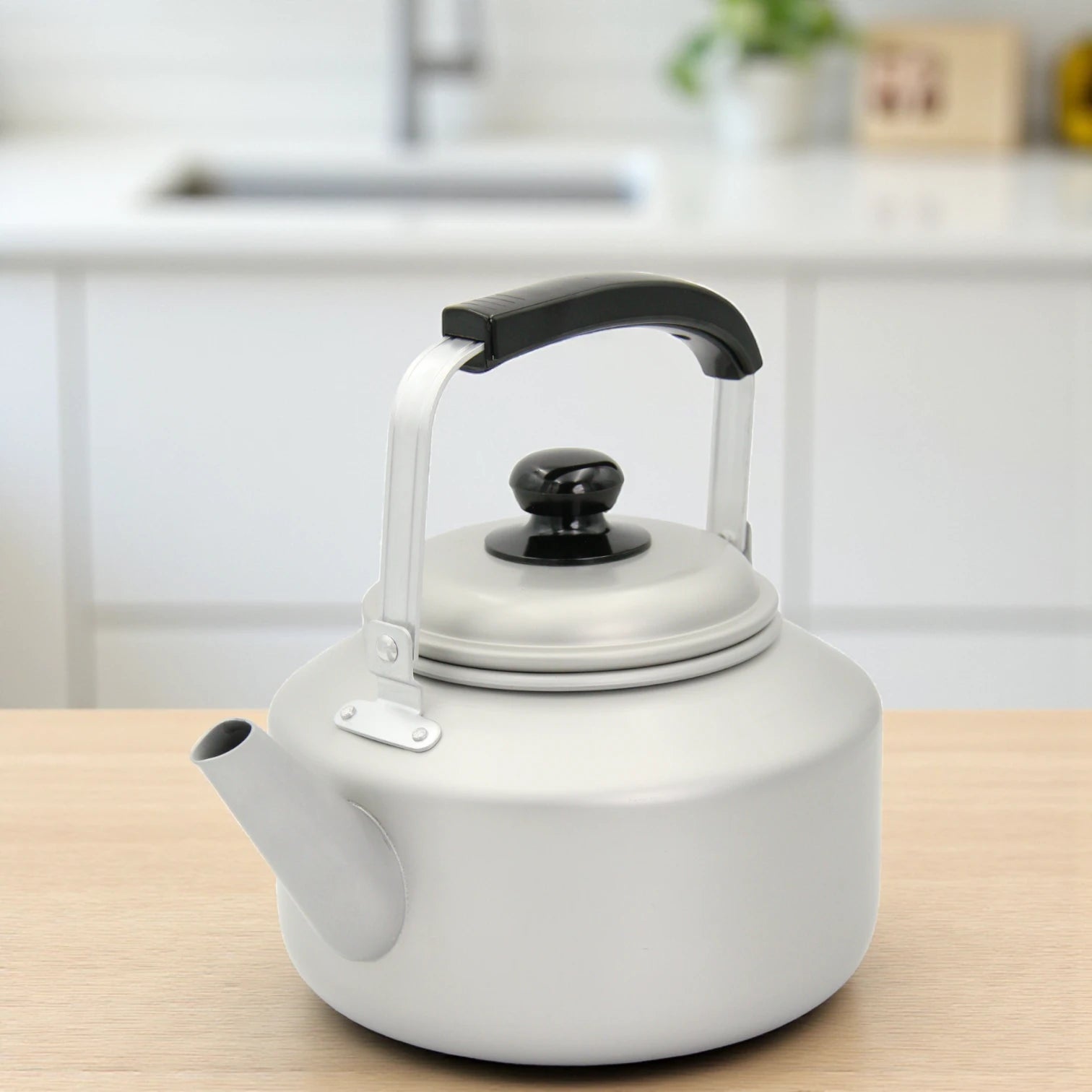 Windcera Aluminum Kettle – Lightweight & Durable Water Boiling Kettle – 4L Capacity – Cool-Touch Handle – Rust-Resistant – Gas Stove Compatible - Damoo