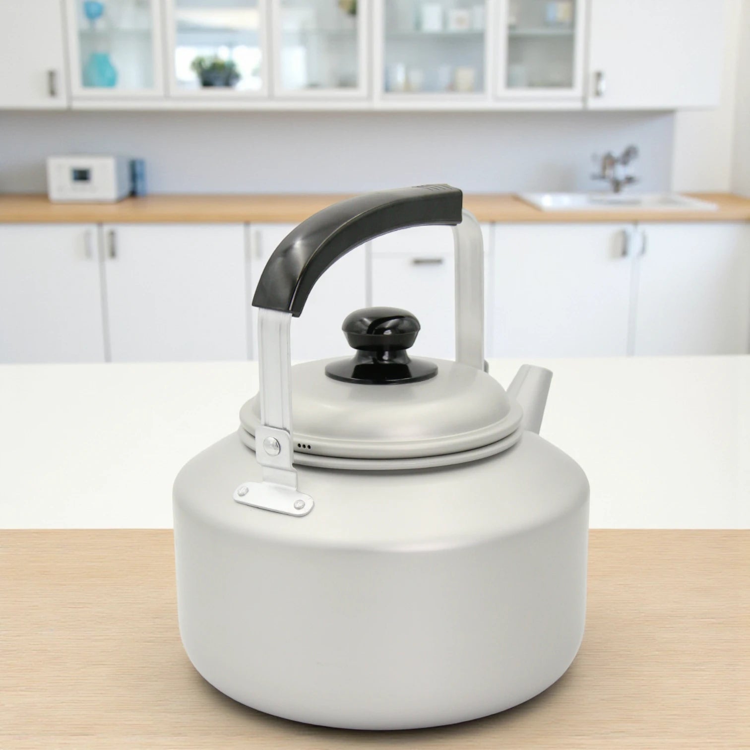 Windcera Aluminum Kettle – Lightweight & Durable Water Boiling Kettle – 4L Capacity – Cool-Touch Handle – Rust-Resistant – Gas Stove Compatible - Damoo