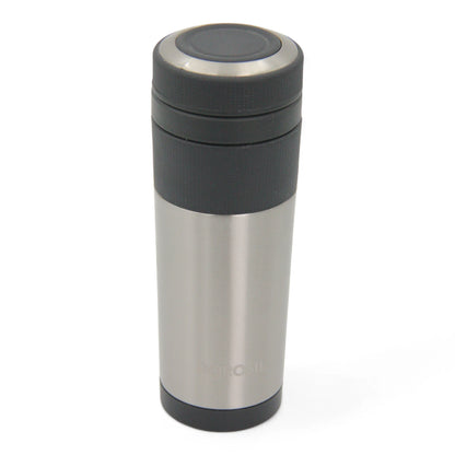 Borosil Travelmate Flask 350ml | Stainless Steel Vacuum Insulated Hot & Cold Bottle | Leak Proof, BPA Free, Rust Free - Damoo