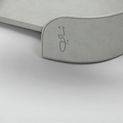 Damoo Premium Oval Leather Serving Tray | Elegant Decorative Tea Table Tray for Home, Office & Hospitality Use - Damoo