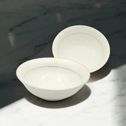 Al Habbai 28-Piece Dinnerware Set – Premium Plates and Bowls, Scratch Resistant, Microwave & Dishwasher Safe, Ideal for Dining, Serving, Kitchen, and Restaurants - Damoo