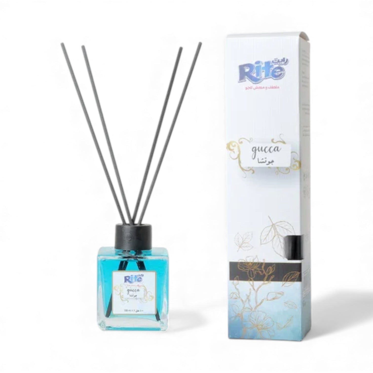 Rite Gotcha Reed Diffuser – Fresh & Long-Lasting Home Fragrance in Decorative Glass Bottle – 100ml Room Freshener - Damoo