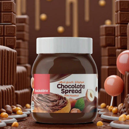 Backaldrin Chocolate Hazelnut Spread 350g – Smooth, Rich & Ready-to-Use Cocoa Delight with Real Hazelnuts - Damoo