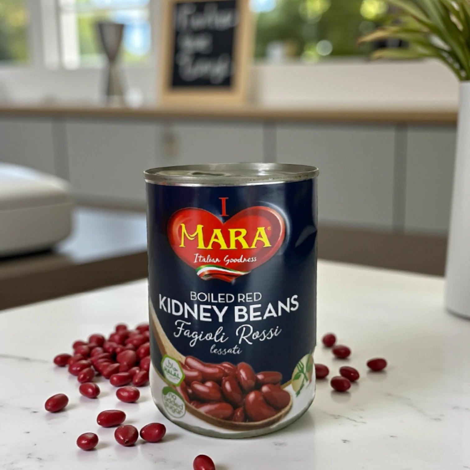 Mara Boiled Red Kidney Beans – 400g | Halal, No Added Sugar, Non-GMO, Vegetarian | Protein-Rich Canned Beans for Soups, Salads & Snacks - Damoo