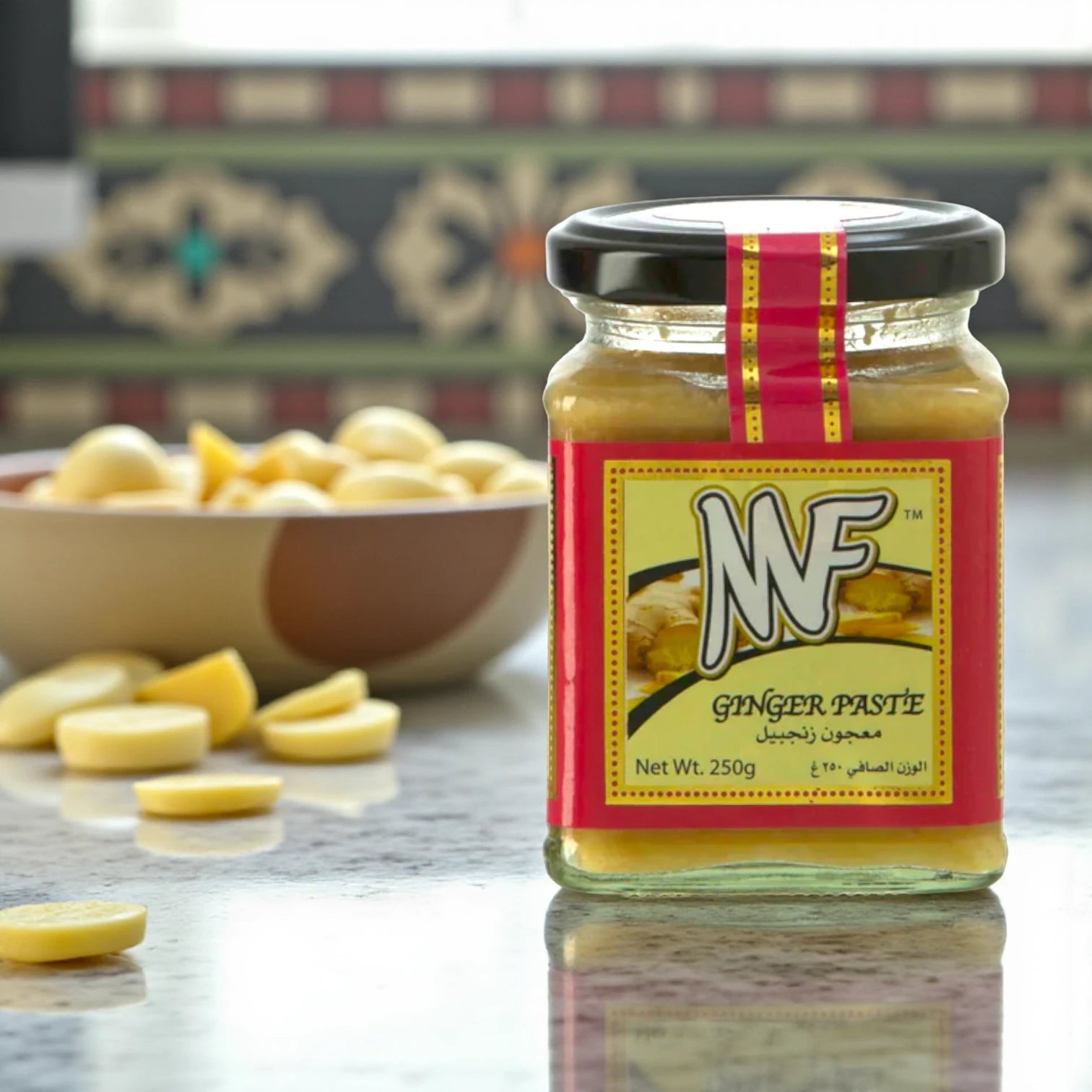 MF Ginger Paste – 250g | Freshly Ground, Ready-to-Use Ginger for Cooking | Halal, Vegan, No MSG, Made in India - Damoo
