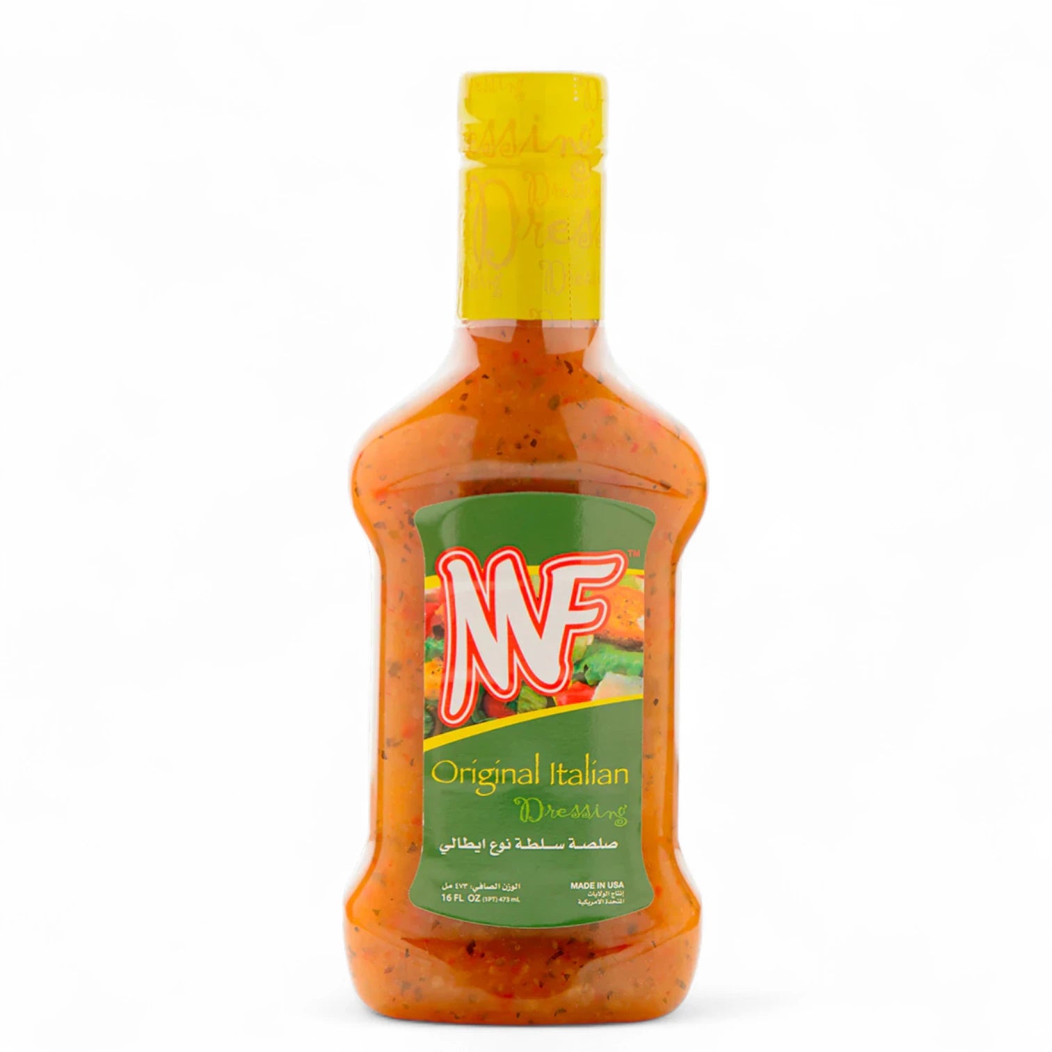 MF Original Italian Dressing – 473ml | Zesty & Fat-Free Vinaigrette | Ideal for Salads, Marinades & Light Meals - Damoo