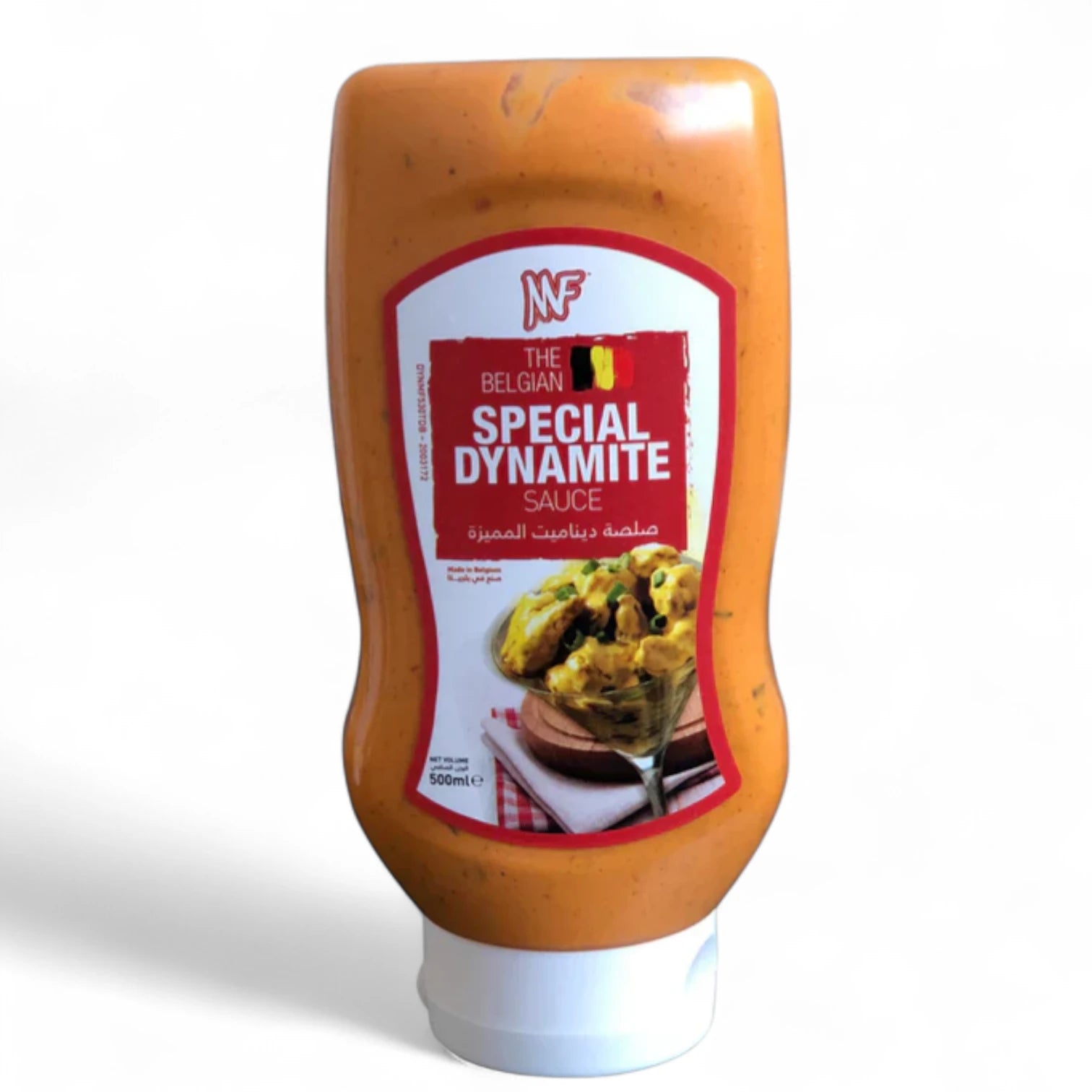 MF Special Dynamite Sauce 500ml – Creamy & Spicy Gourmet Dipping Sauce for Dynamite Shrimp, Sushi, Burgers & More – Premium Belgian Recipe in Easy Squeeze Bottle - Damoo