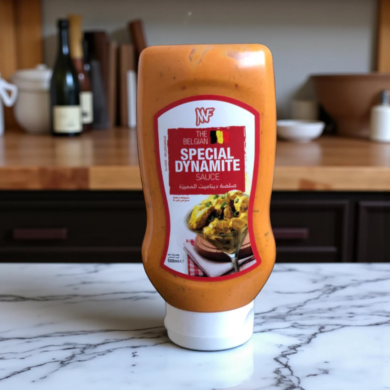 MF Special Dynamite Sauce 500ml – Creamy & Spicy Gourmet Dipping Sauce for Dynamite Shrimp, Sushi, Burgers & More – Premium Belgian Recipe in Easy Squeeze Bottle - Damoo