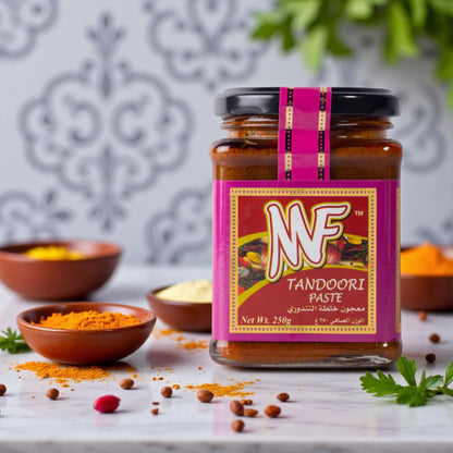 MF Tandoori Spice Paste – 250g | Authentic Indian Marinade for Chicken, Meat, Fish & Veggies | No Preservatives, No MSG, Halal - Damoo