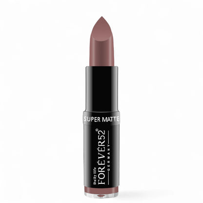 Forever52 Matte Long Lasting Lipstick – Shade MLS026, Feather-Light Creamy Texture, Intense Color Payoff, Velvety Suede Matte Finish, Full Coverage Long-Wear Lipstick - Damoo