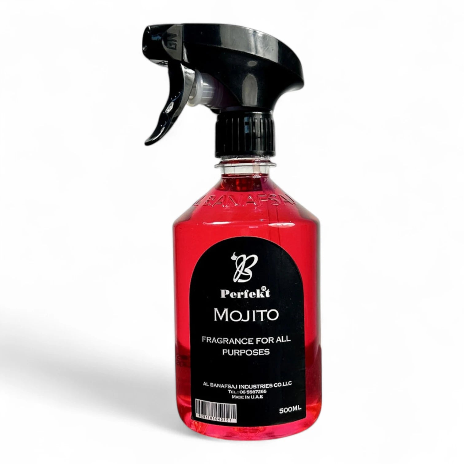 Perfekt Crystal Mojito Fragrance Spray – 500ml – Refreshing Mint & Lime Scent for Home, Fabrics & Cars – Long-Lasting All-Purpose Freshener - Damoo