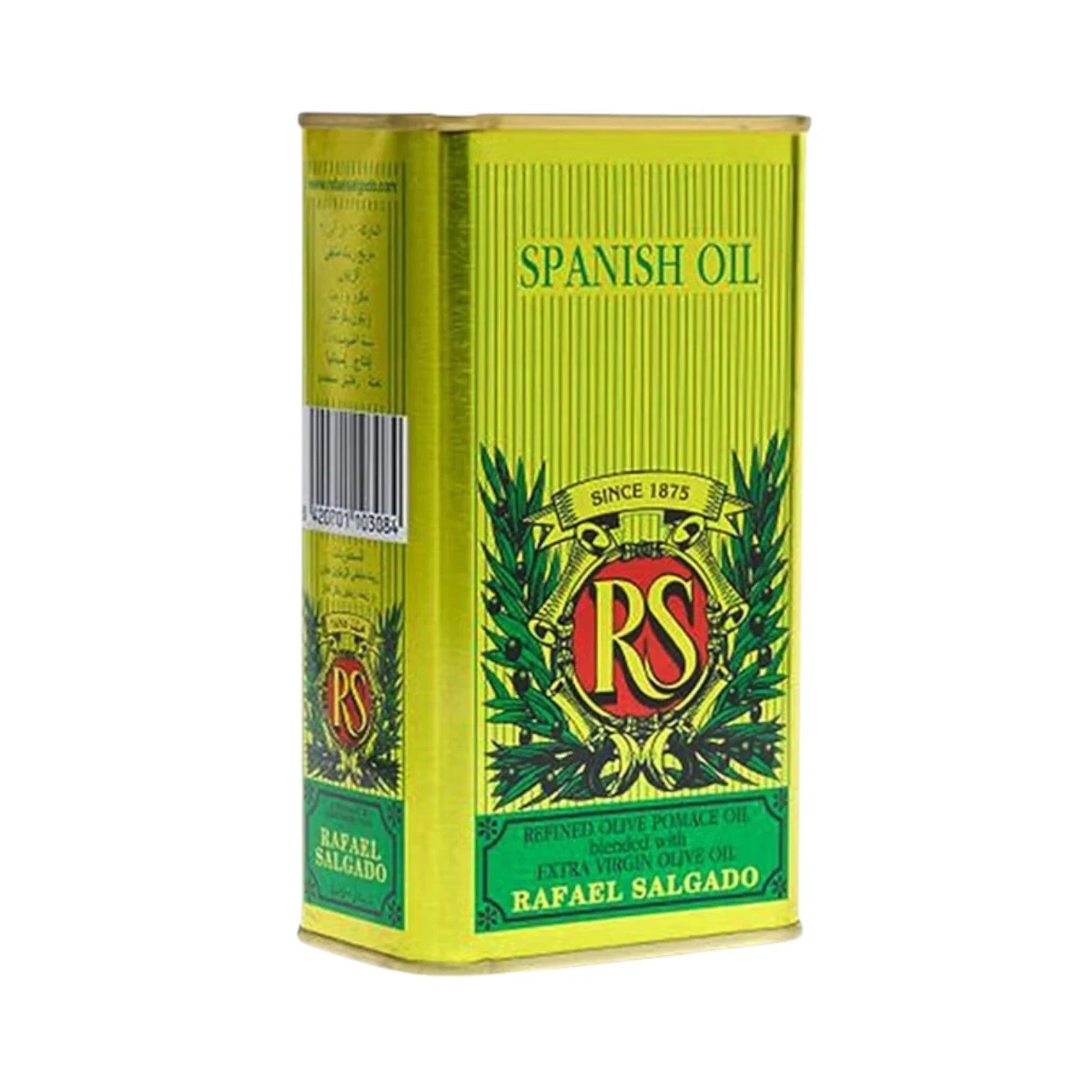 Rafael Salgado Refined Pomace Olive Oil with Extra Virgin Blend 400ml – Full-Bodied Spanish Olive Oil for Cooking, Sauteing & Dressings - Damoo