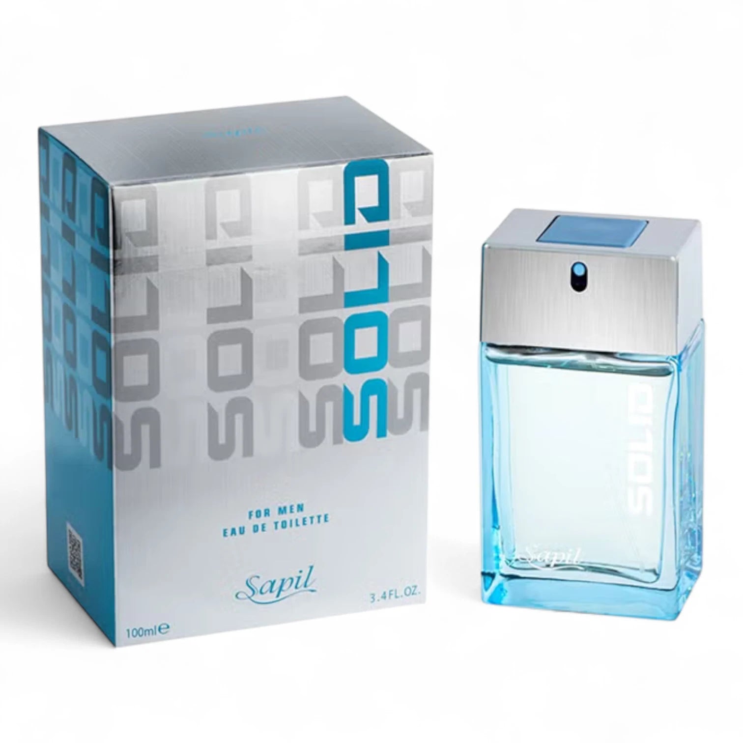 Solid Eau de Toilette for Men – 100ml Fresh Citrus & Spicy Fragrance, Musky Woody Base, Long-Lasting Masculine Scent - Damoo