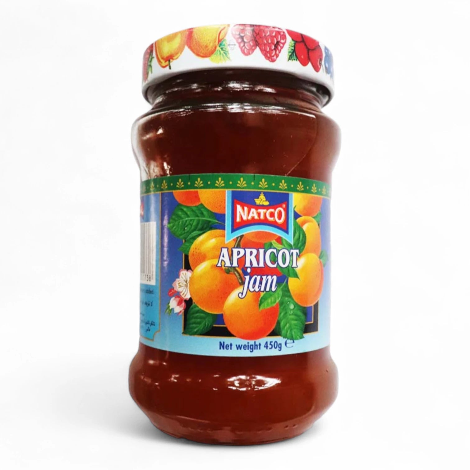Natco Sugar-Free Apricot Jam – 450g | Natural Fruit Preserve with 30% Real Apricot | No Added Sugar, All-Natural Ingredients - Damoo