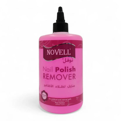 Novell Nail Polish Remover – For Artificial & Natural Nails – Fast Action, Non-Oily, Non-Acetone Formula – 300ml - Damoo