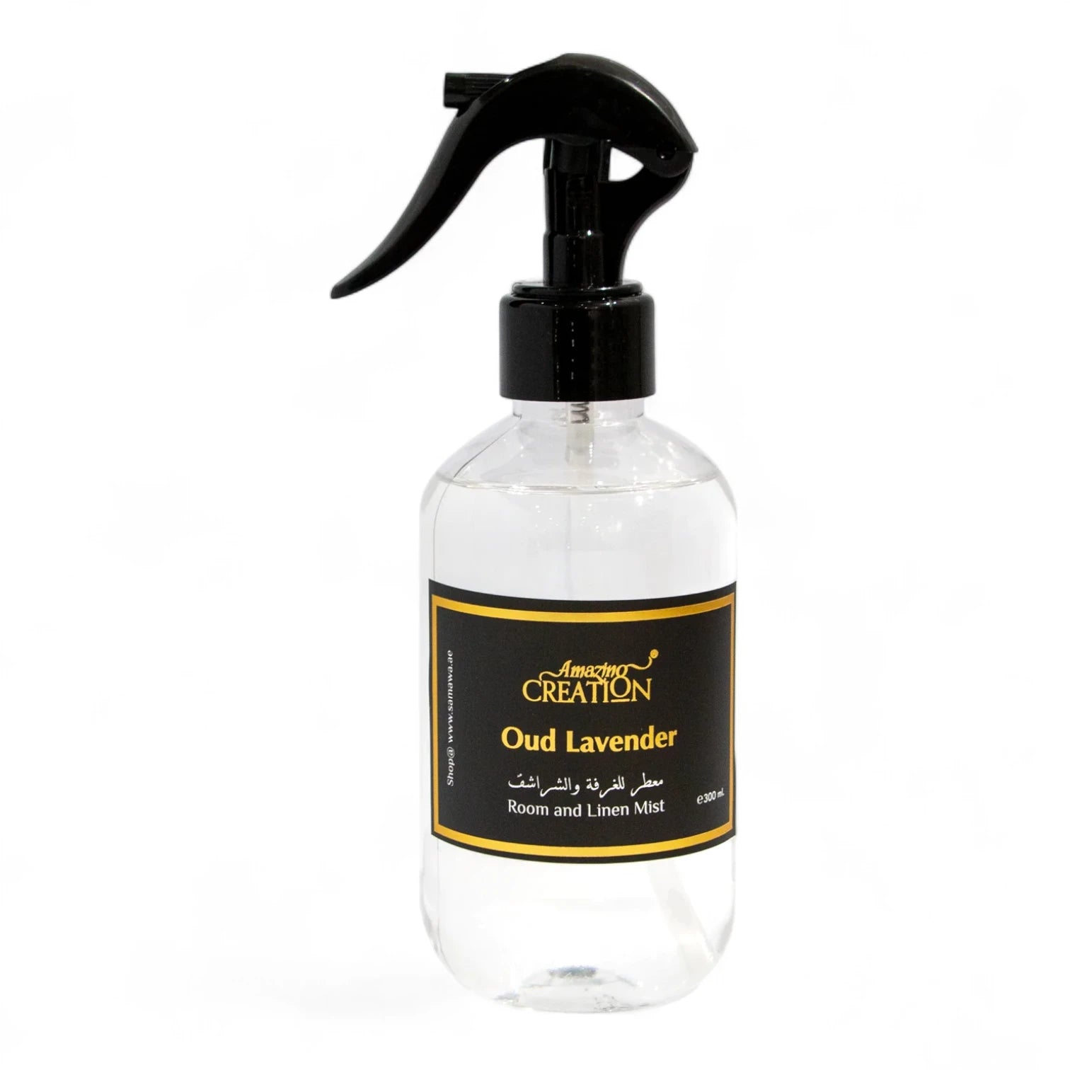 Amazing Creation Oud Lavender Room & Linen Mist – 300ml – Luxury Air & Fabric Freshener with Calming Floral & Oriental Wood Notes - Damoo