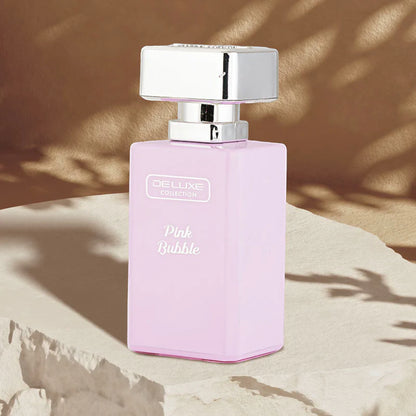 Pink Bubble Water Perfume 50ml – Floral & Musky Scent with Orange Flower, Jasmine & Amber Notes - Damoo