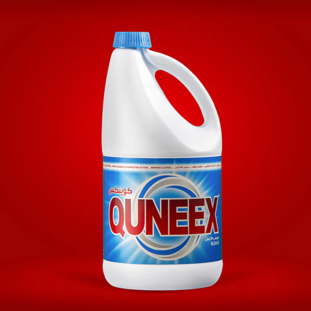 Quneex Liquid Bleach 3.79L – Unscented, Powerful Stain Remover & Disinfectant for Whites, Fabrics, and Surfaces - Damoo