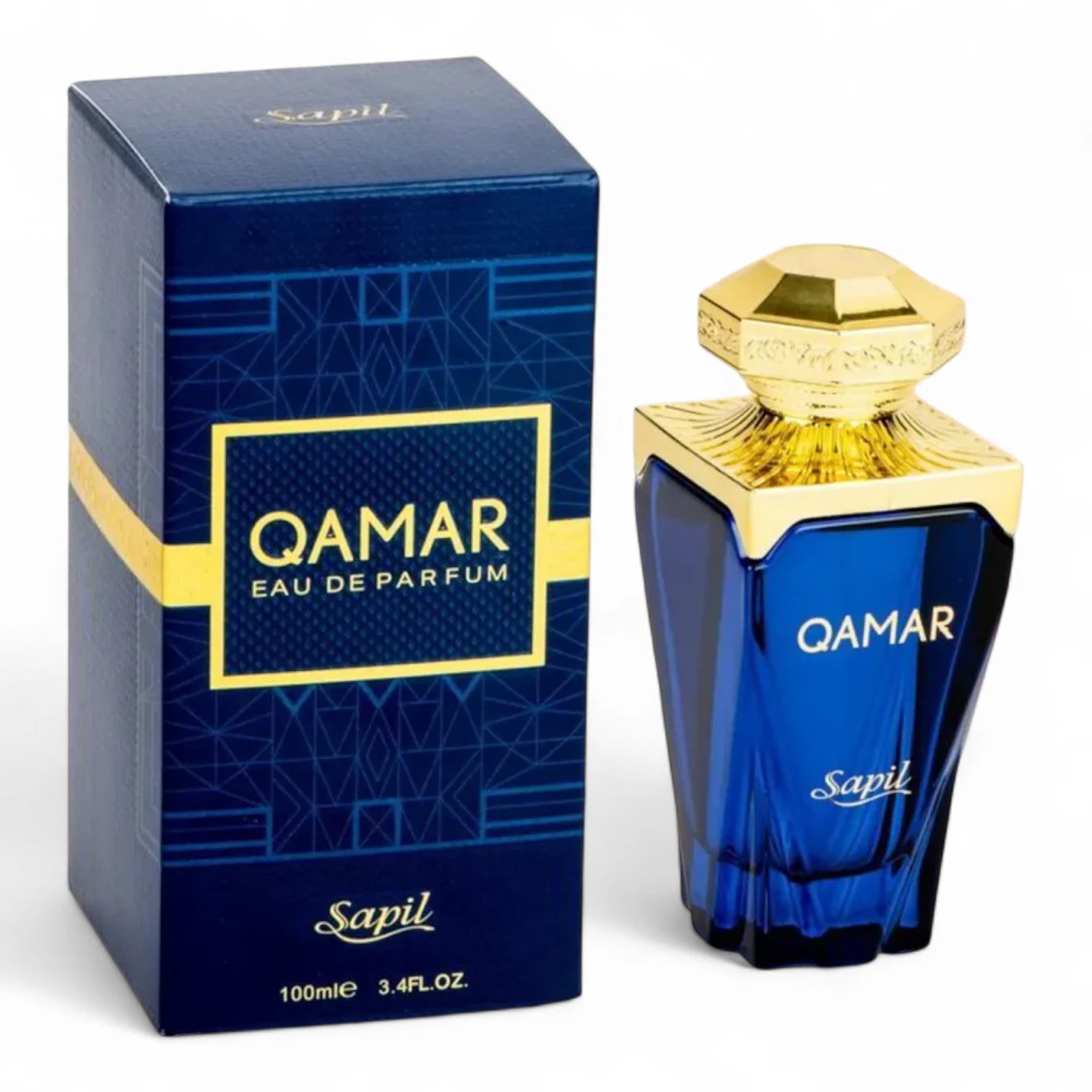 Sapil Qamar Eau De Parfum for Men – 100ml Long-Lasting Woody, Floral & Musky Fragrance – Elegant & Sophisticated Scent - Damoo