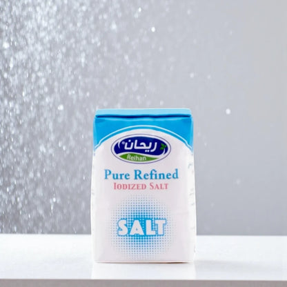 Reihan Iodized Salt 1kg Pack of 4 – Premium Fine Salt with Essential Iodine for Everyday Cooking & Seasoning - Damoo
