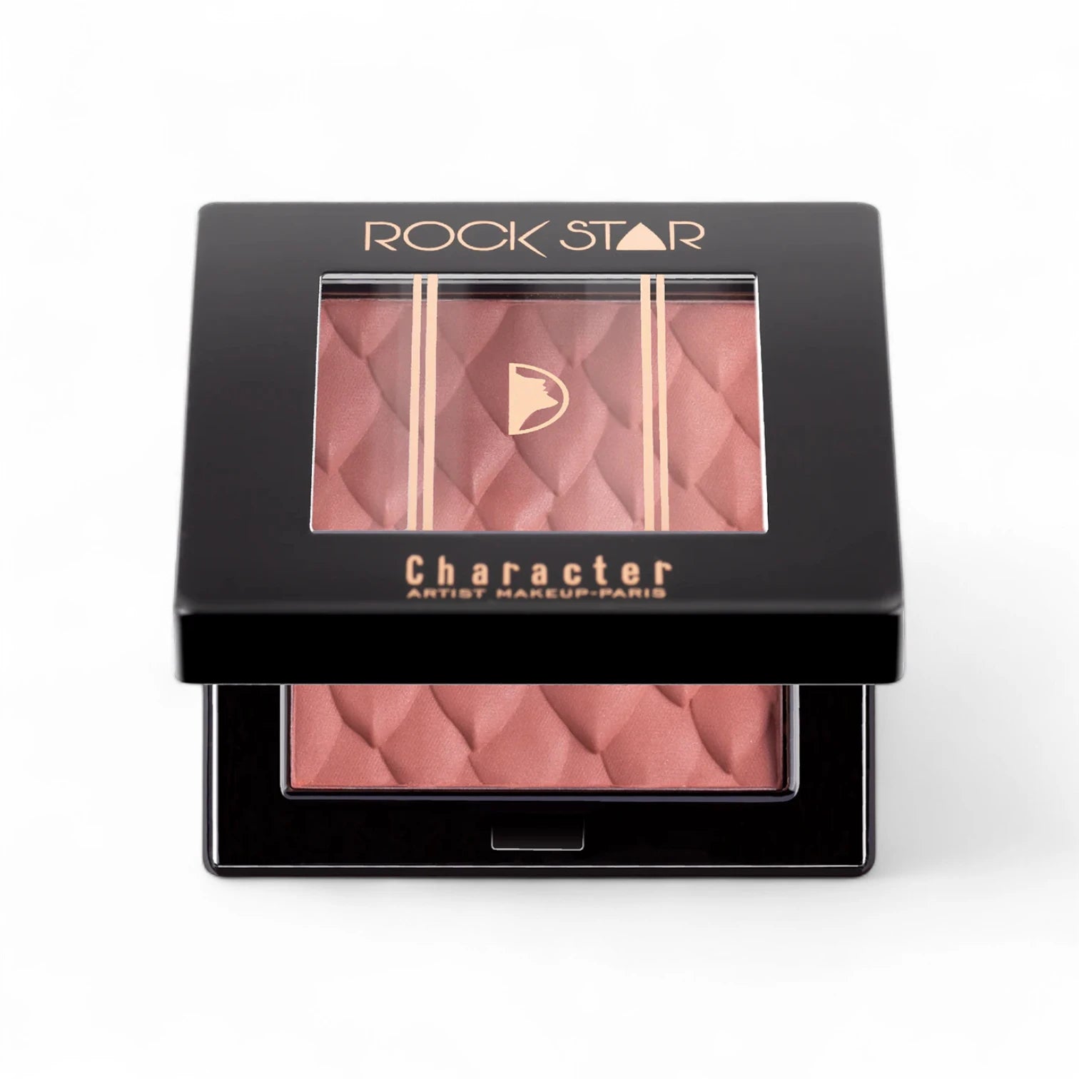 Character Rock Star Blush – Shade RSB004. Silky lightweight powder blush with ultra-fine pigments. Long-lasting, smudge-proof & multi-use for cheeks, lips & eyes. Paraben-free. - Damoo