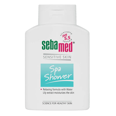 Sebamed Spa Shower 200ml – Soap-Free Body Wash for Sensitive Skin | With Water Lily Extract for Moisture & Relaxation - Damoo