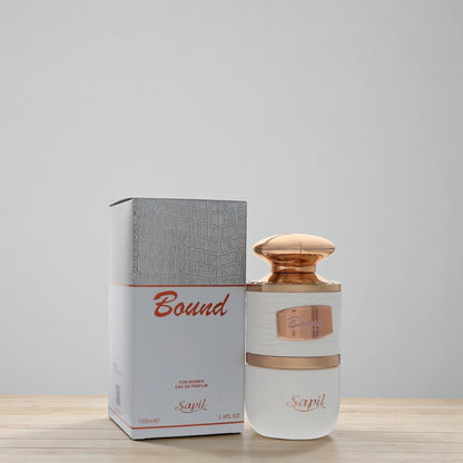 Sapil Bound Eau De Parfum for Women - 100ml | Vibrant Fruity Floral Perfume with Passion Fruit, Raspberry & Jasmine - Damoo