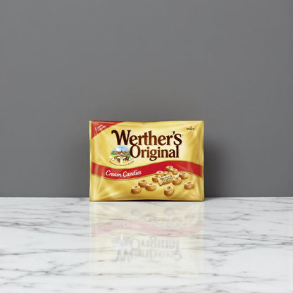 Storck Werther’s Original Cream Candy – 800g Bag | Smooth & Buttery Caramel Sweets | Individually Wrapped for Freshness - Damoo