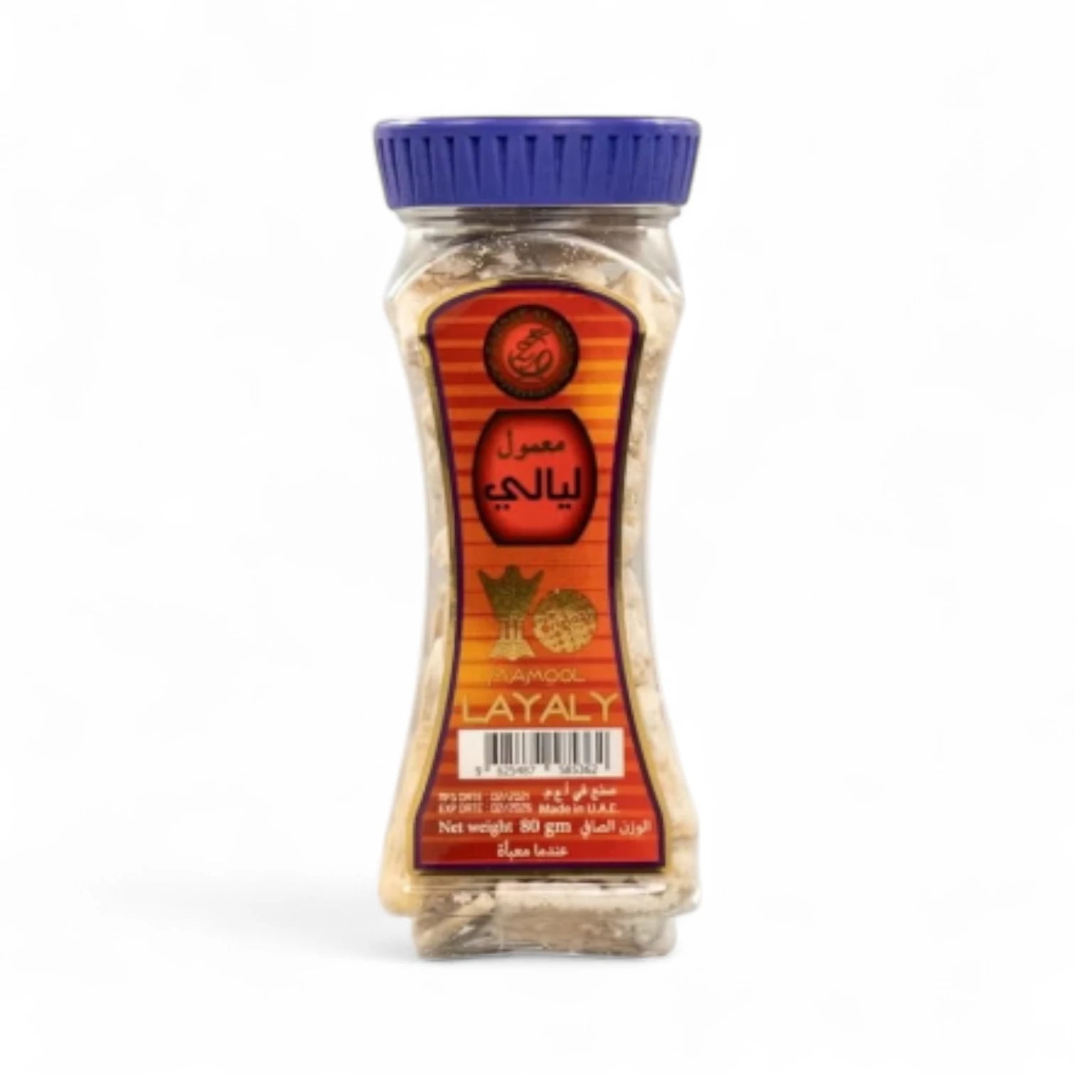 Mamool Layaly Bakhoor by Zahrath Al Aqsa – Premium Arabic Incense, 80g | Oud, Musk, Amber & Sandal Fragrance - Damoo